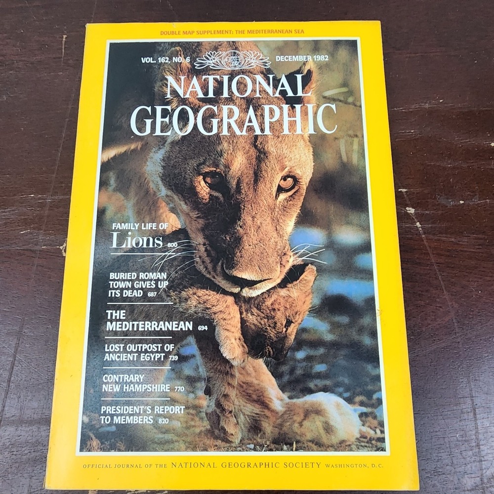 National Geographic Magazine December 1982 No Insert